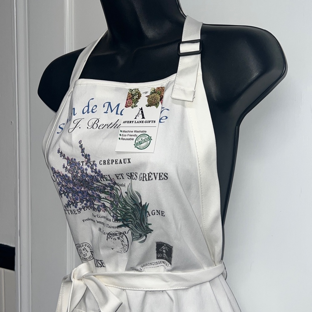 🆕 French Lavender Kitchen Gardening Apron Port Authority